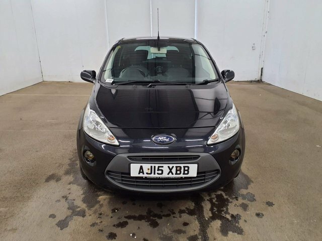Ford KA 2015 1.2 Zetec Hatchback Euro 5 AJ15XBB Black #2