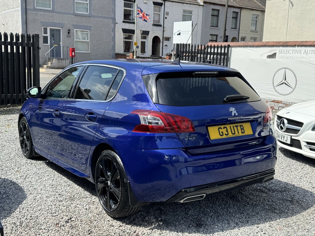 Peugeot 308 Hatchback 1.6 Bluehdi Gt Line Euro 6 Ss 20 Blue #6