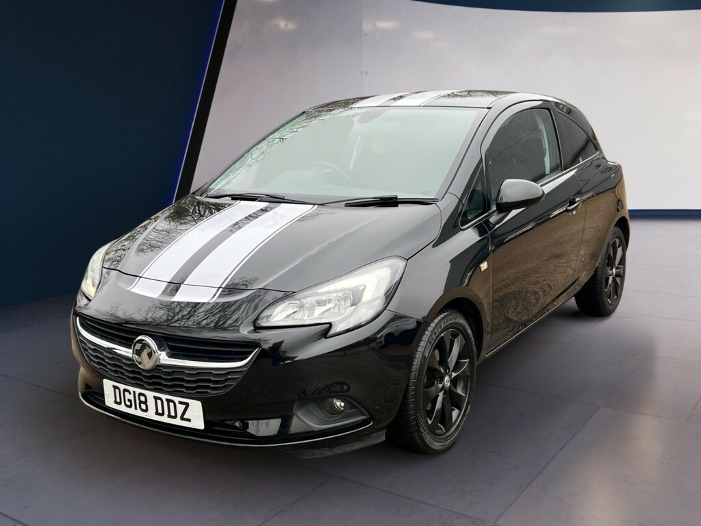 Vauxhall Corsa Hatchback 1.4 I Ecotec Energy 201818 DG18DDZ Black #3