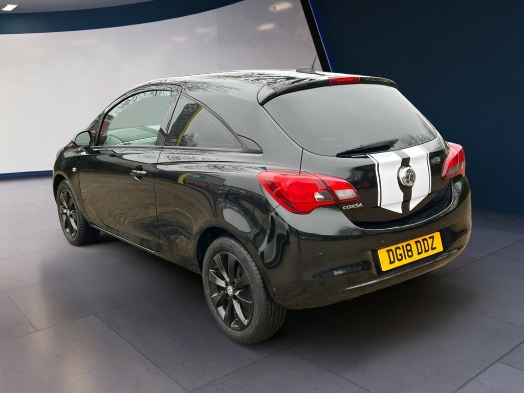 Vauxhall Corsa Hatchback 1.4 I Ecotec Energy 201818 DG18DDZ Black #6