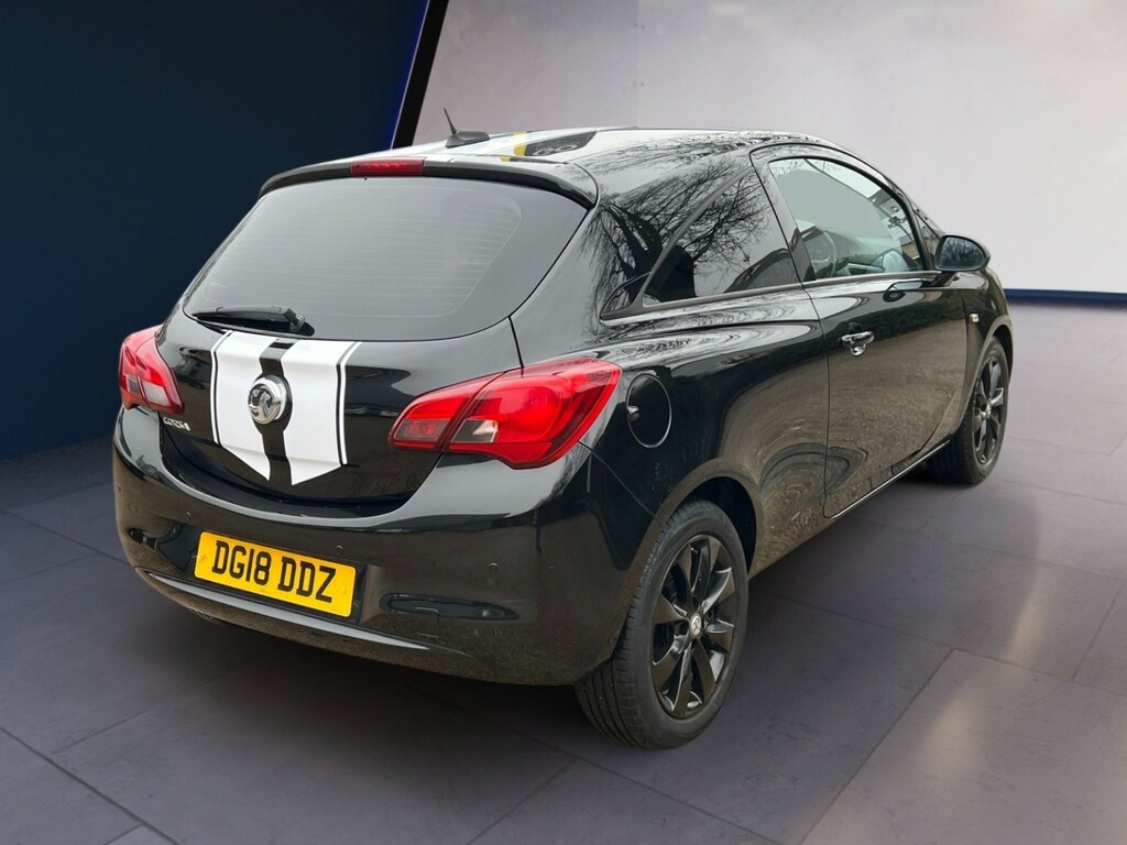 Vauxhall Corsa Hatchback 1.4 I Ecotec Energy 201818 DG18DDZ Black #4