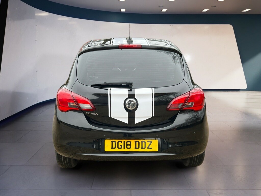 Vauxhall Corsa Hatchback 1.4 I Ecotec Energy 201818 DG18DDZ Black #5