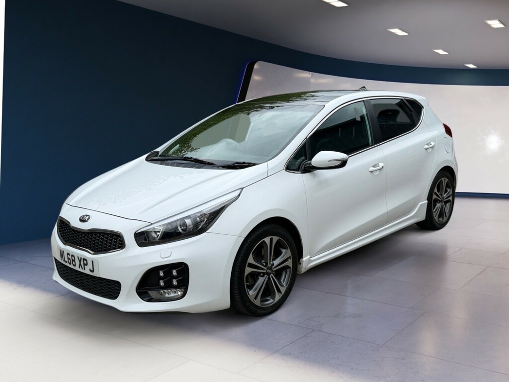 Kia Ceed Hatchback 1.6 Crdi Gt-line S 201868 ML68XPJ White #3