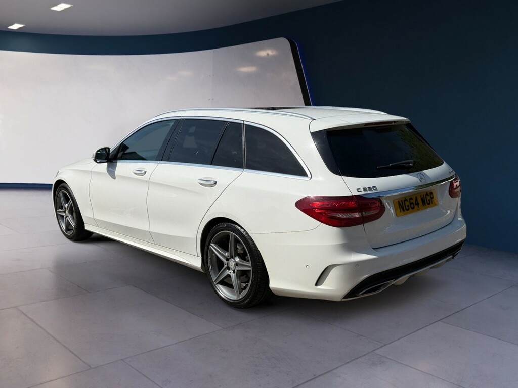 Mercedes-Benz C Class Estate 2.1 C220 Bluetec Amg Line 201464 NG64WGP White #5