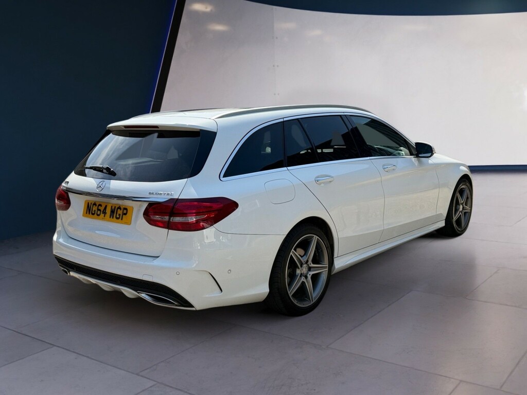 Mercedes-Benz C Class Estate 2.1 C220 Bluetec Amg Line 201464 NG64WGP White #6