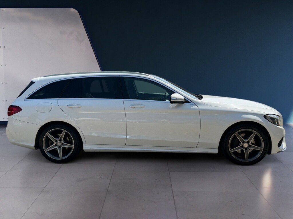 Mercedes-Benz C Class Estate 2.1 C220 Bluetec Amg Line 201464 NG64WGP White #4