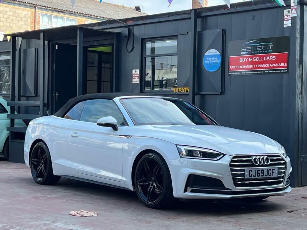 Audi A5 2.0 Tfsi 40 S Line S Tronic Euro 6 Ss GJ69JGF White #4