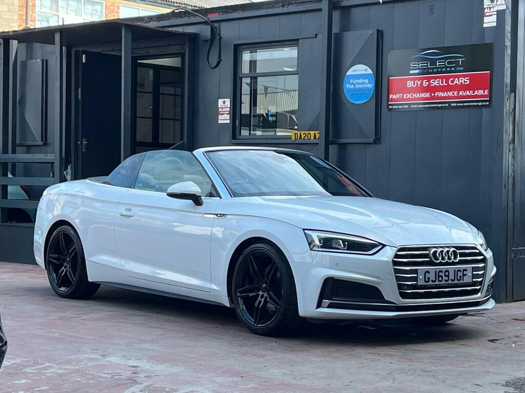 Audi A5 2.0 Tfsi 40 S Line S Tronic Euro 6 Ss White