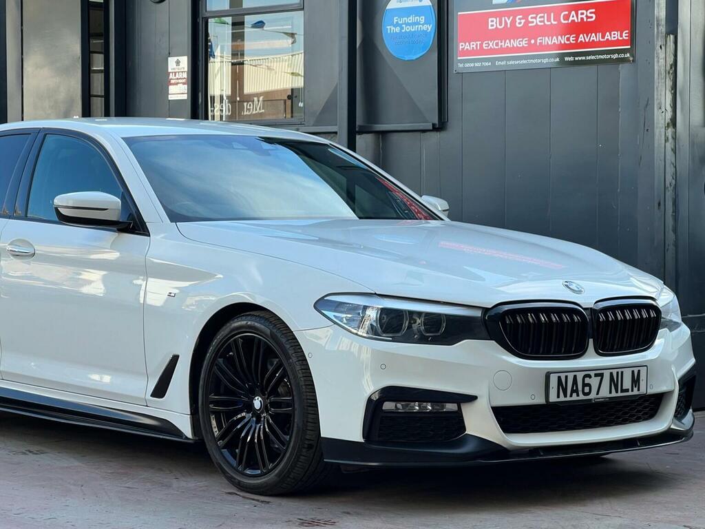 BMW 5 Series 2.0 520D M Sport Euro 6 Ss NA67NLM White #4