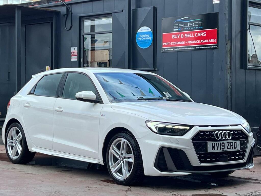 Audi A1 1.0 Tfsi 30 S Line Sportback S Tronic Euro 6 Ss White
