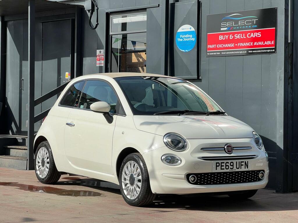 Fiat 500C 1.2 Lounge Euro 6 Ss White