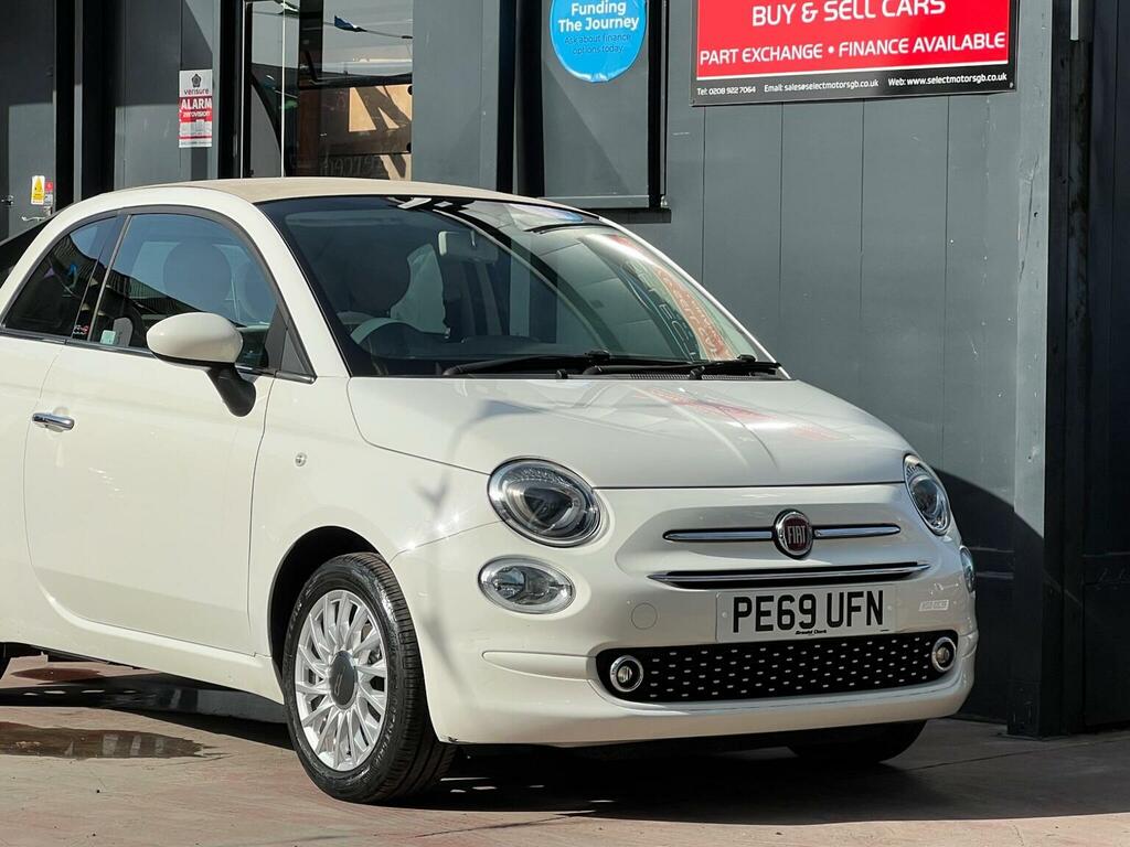 Fiat 500C 1.2 Lounge Euro 6 Ss White #5