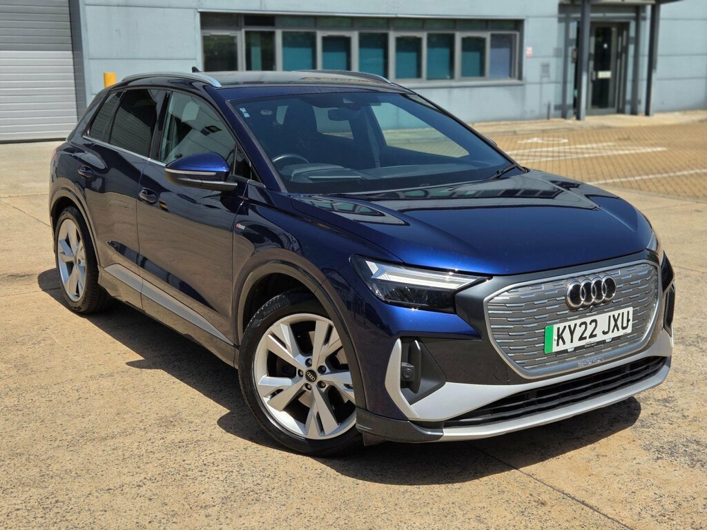 Audi Q4 E Tron 40 S Line 82Kwh Blue