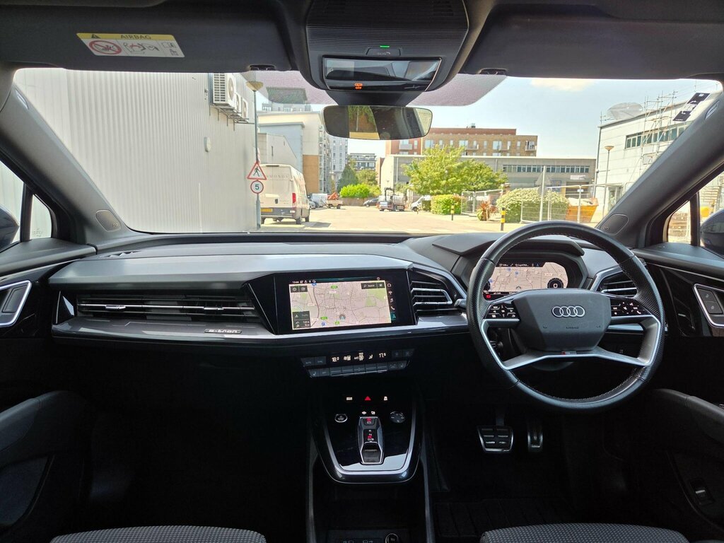 Audi Q4 E Tron 40 S Line 82Kwh KY22JXU Blue #4