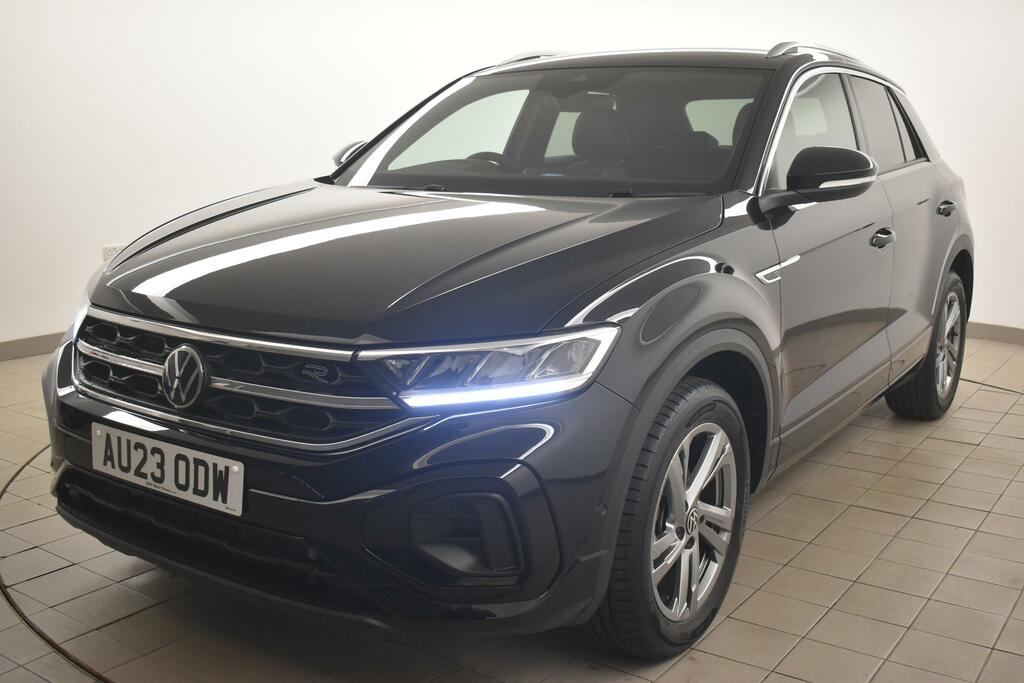 Volkswagen T-Roc 1.5 Tsi R-line Dsg Black #3