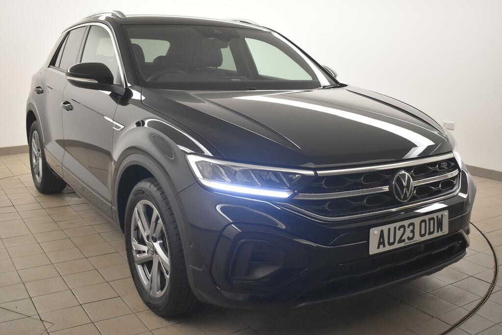 Volkswagen T-Roc 1.5 Tsi R-line Dsg Black #2
