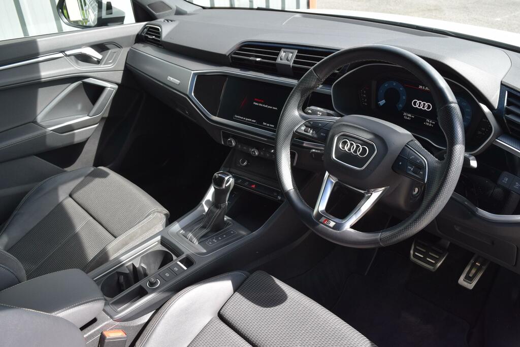 Audi Q3 35 Tdi S Line S Tronic TGZ7061 White #3