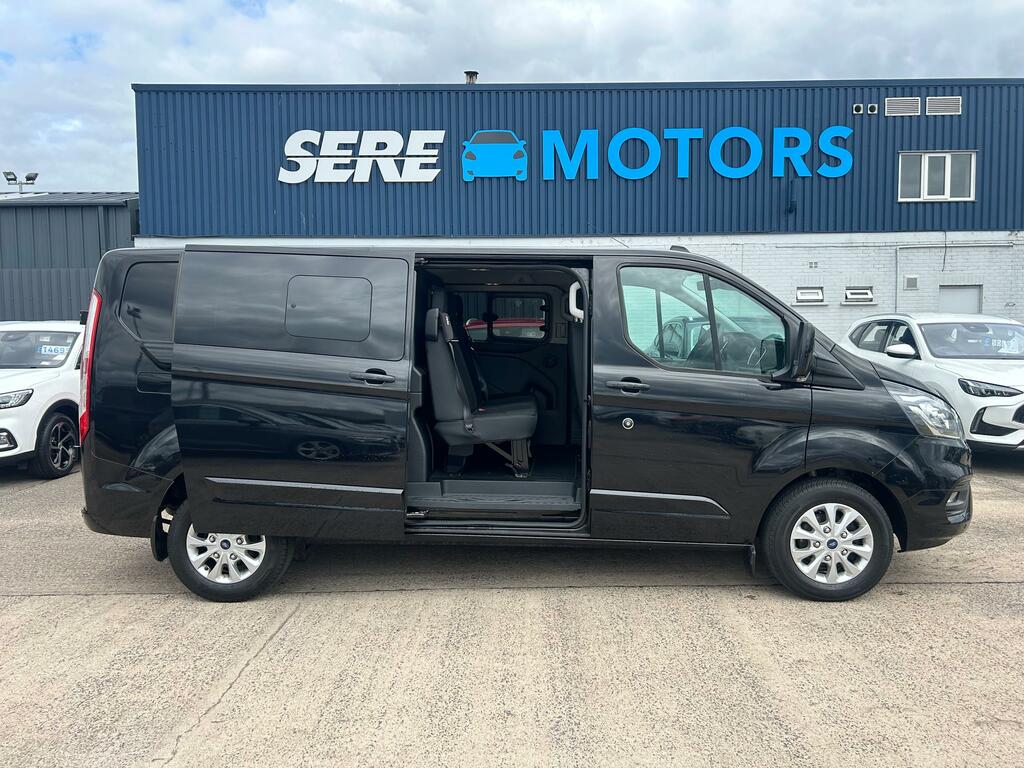 Ford Transit Custom 320 L2 Fwd 2.0 Ecoblue 170Ps Low Roof Dcab Limite URZ4620 Black #4