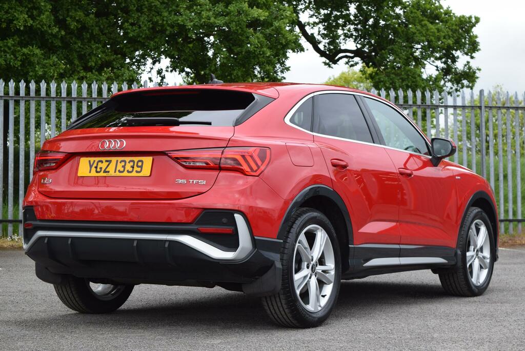 Audi Q3 35 Tfsi S Line YGZ1339 Red #4