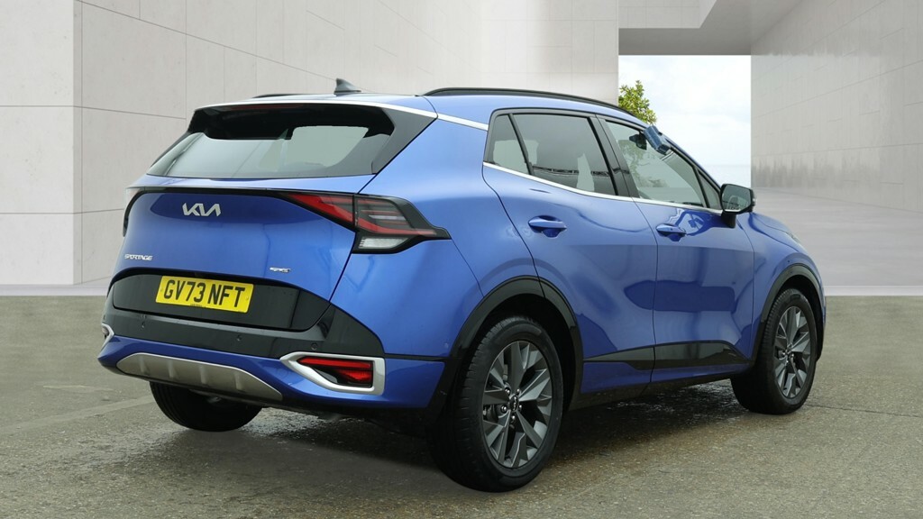 Kia Sportage 1.6T Gdi Hev Gt-line S GV73NFT Blue #4