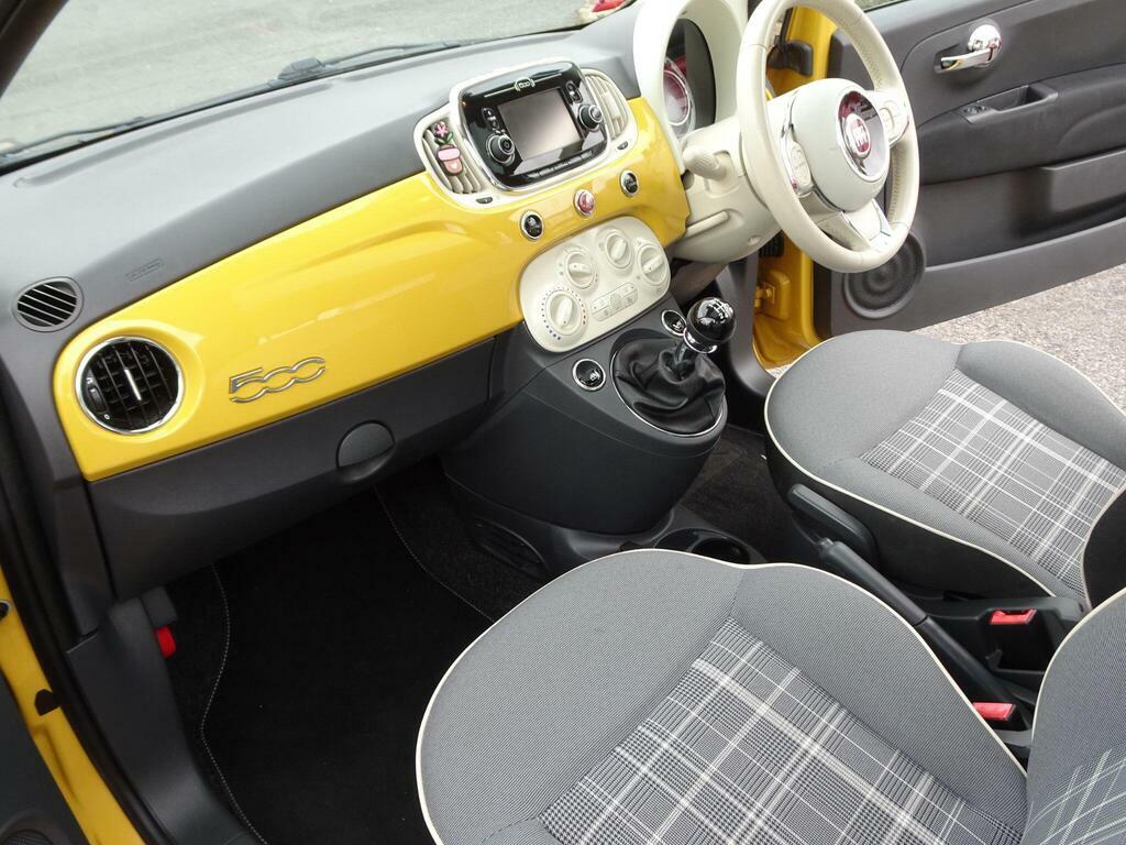 Fiat 500 1.2 Lounge Euro 6 S S LV66POF Yellow #3