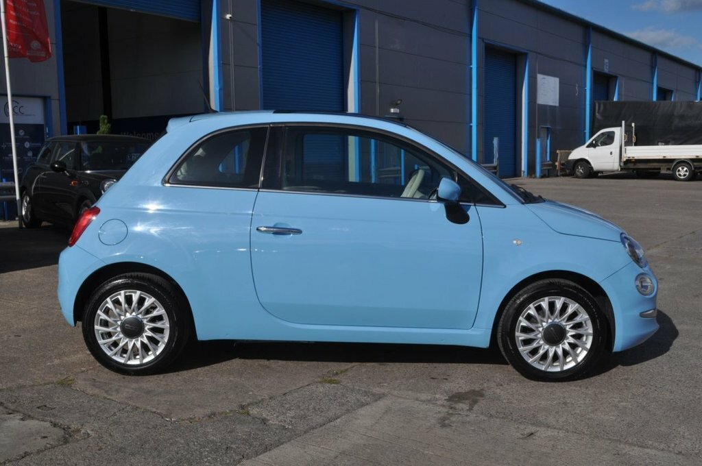 Fiat 500 1.2L Lounge WP65VYM Blue #2