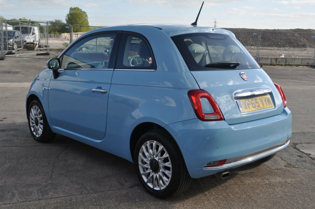Fiat 500 1.2L Lounge WP65VYM Blue #6