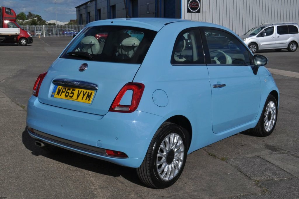 Fiat 500 1.2L Lounge WP65VYM Blue #3
