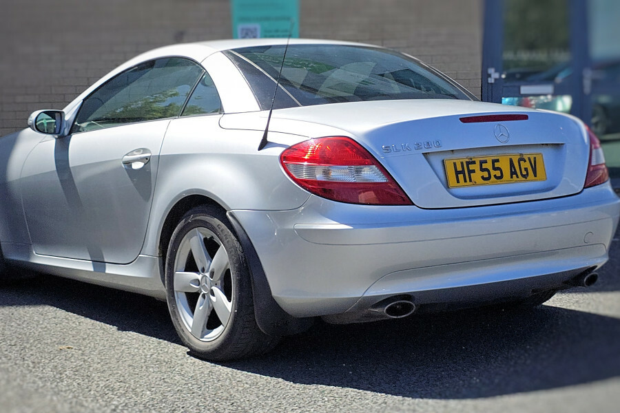 Mercedes-Benz SLK Convertible Silver #5