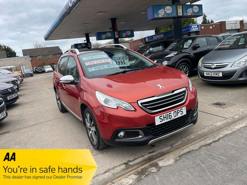 Peugeot 2008 Suv 1.6 Bluehdi Allure Euro 6 Ss 201616 Red