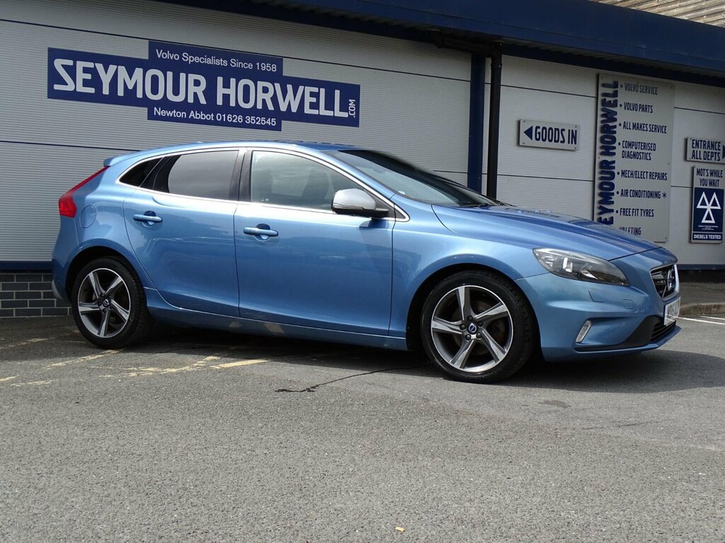 Volvo V40 2.0 D2 R-design Nav Euro 6 Ss Blue #4