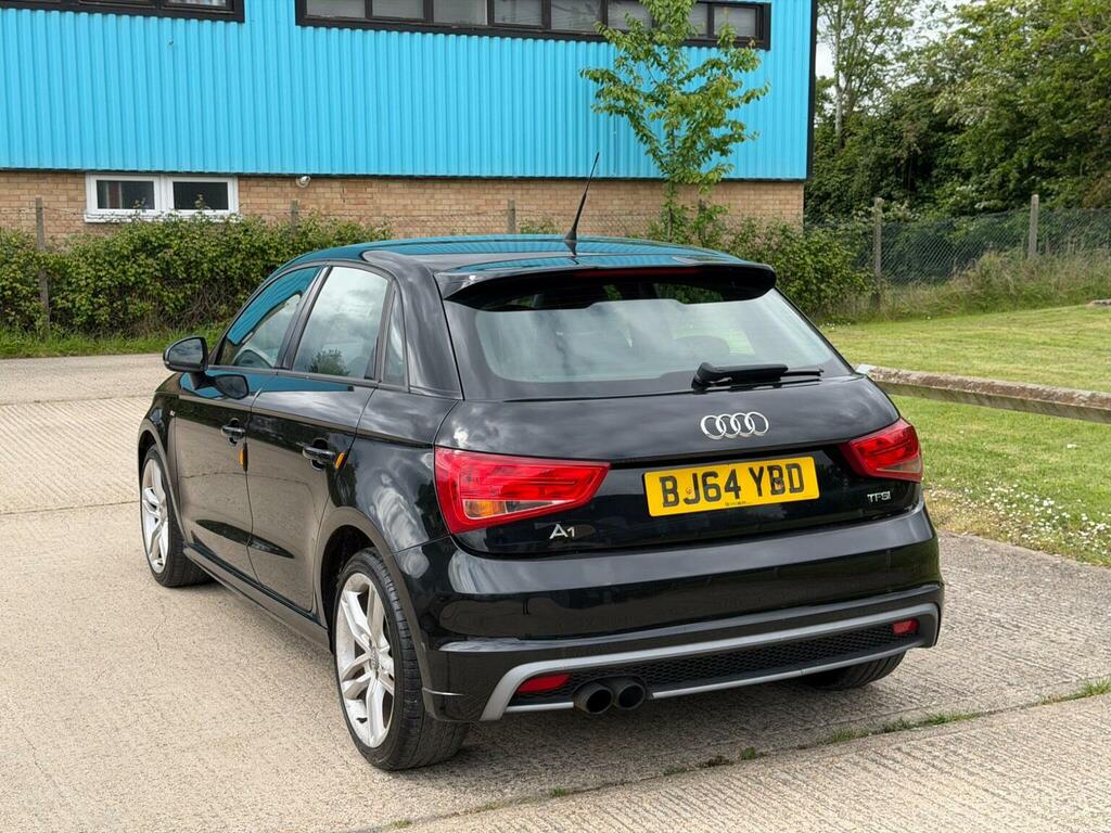 Audi A1 Hatchback 1.4 Tfsi S Line Sportback Euro 5 Ss 5 BJ64YBD Black #4