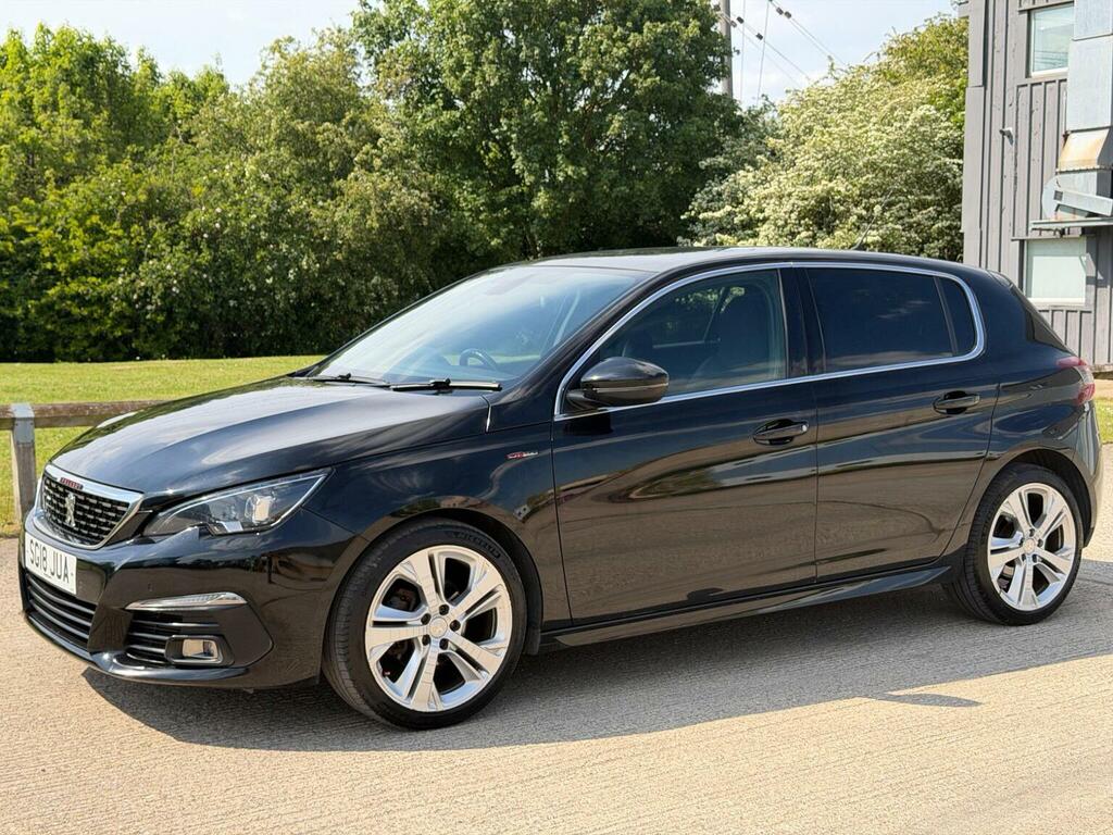 Peugeot 308 Hatchback 1.2 Puretech Gt Line Euro 6 Ss 2 SG18JUA Black #3