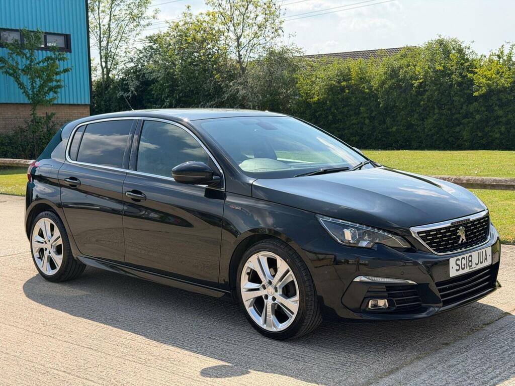 Peugeot 308 Hatchback 1.2 Puretech Gt Line Euro 6 Ss 2 SG18JUA Black #5