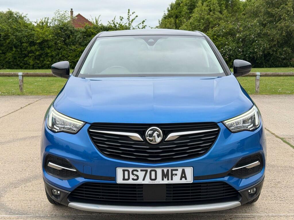 Vauxhall Grandland X Suv 1.2 Turbo Elite Nav Euro 6 Ss 202070 DS70MFA Blue #2