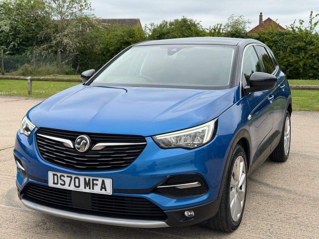 Vauxhall Grandland X Suv 1.2 Turbo Elite Nav Euro 6 Ss 202070 DS70MFA Blue #3
