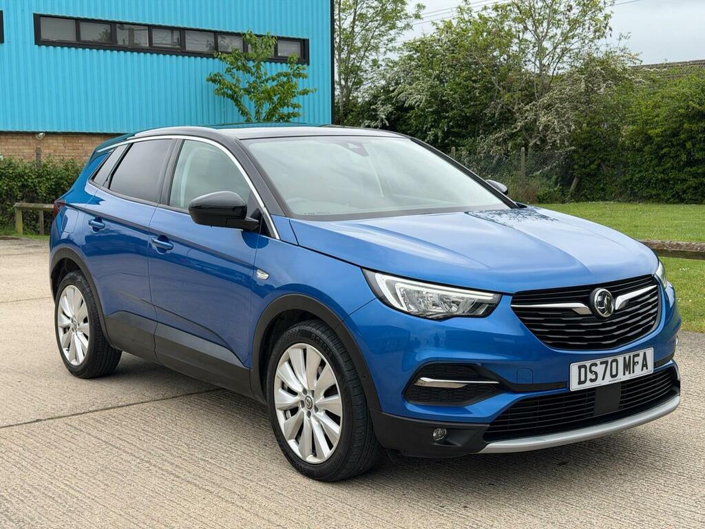 Vauxhall Grandland X Suv 1.2 Turbo Elite Nav Euro 6 Ss 202070 DS70MFA Blue #6