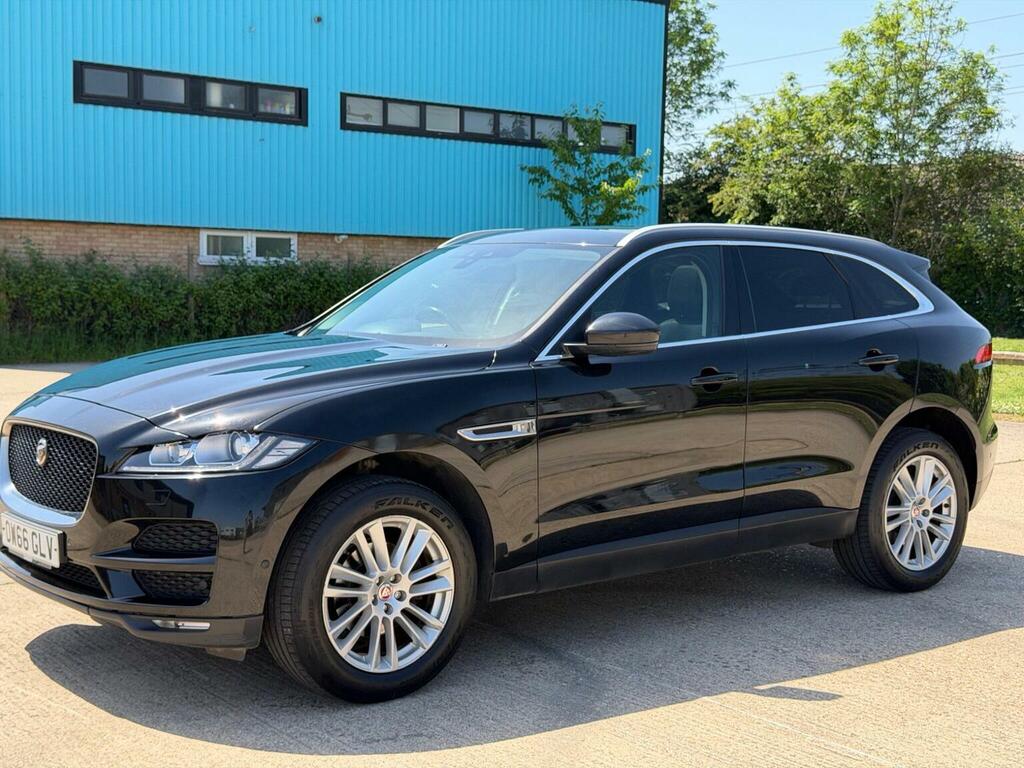 Jaguar F-Pace Suv 2.0 D180 Portfolio Awd Euro 6 Ss OW66GLV Black #6