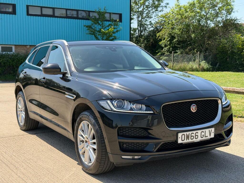 Jaguar F-Pace Suv 2.0 D180 Portfolio Awd Euro 6 Ss OW66GLV Black #5