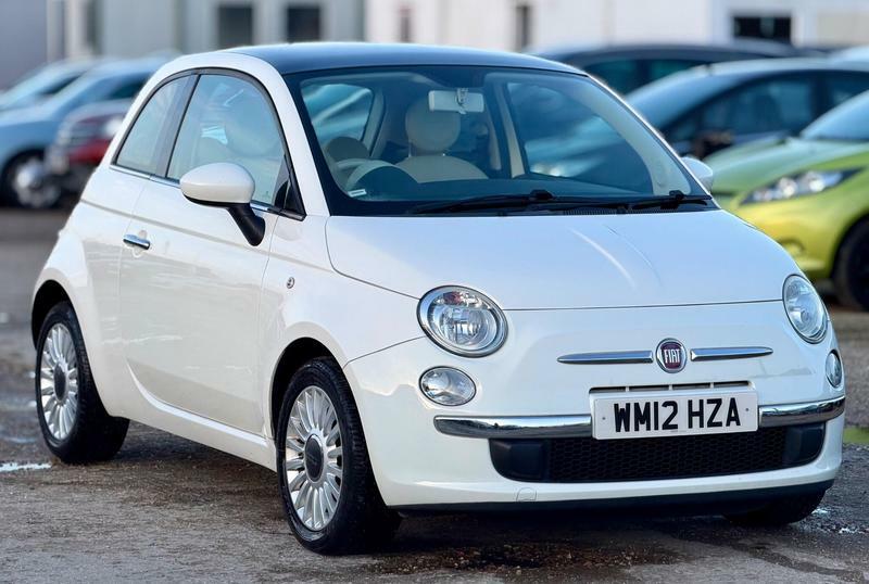 Fiat 500 1.2 Lounge Euro 5 Ss White