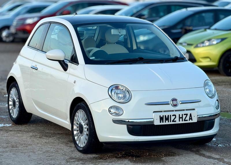 Fiat 500 1.2 Lounge Euro 5 Ss WM12HZA White #2