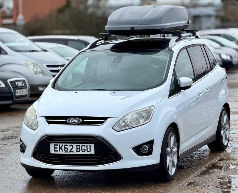 Ford Grand C-Max 1.6 Tdci Titanium Euro 5 White #6