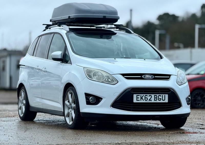 Ford Grand C-Max 1.6 Tdci Titanium Euro 5 White #2