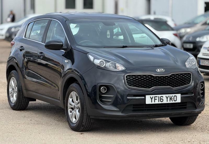 Kia Sportage 1.7 Crdi 1 Euro 6 Ss YF16YKO Black #3