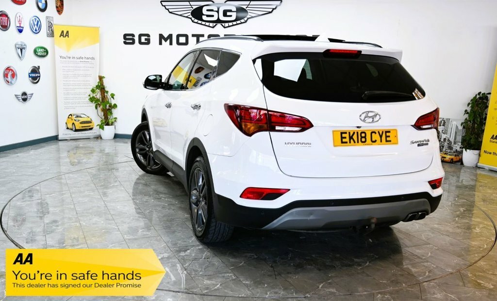 Hyundai Santa Fe 2.2L Premium Se White #2