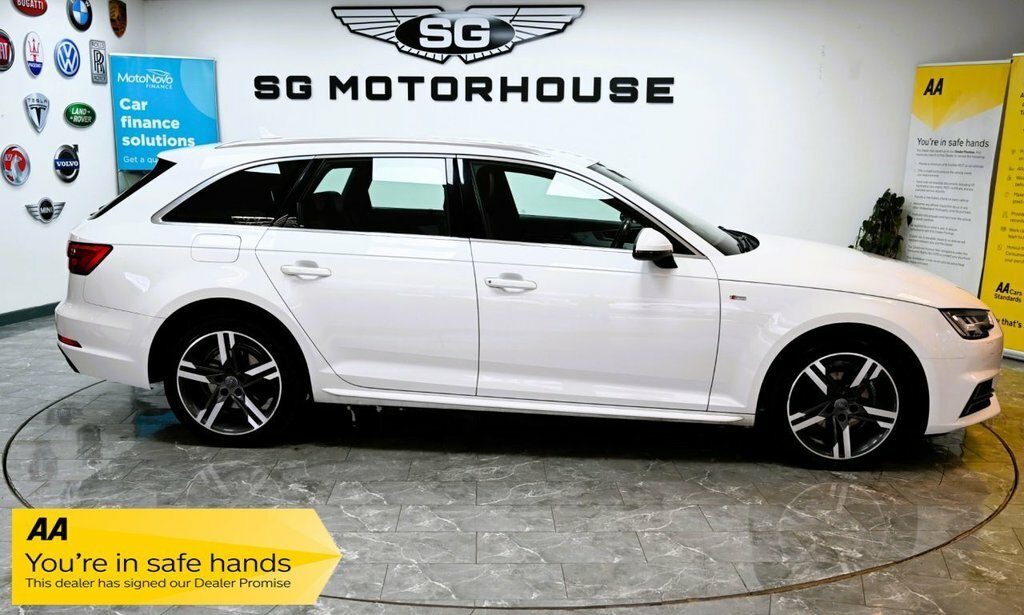 Audi A4 Avant 2L S Line White #6