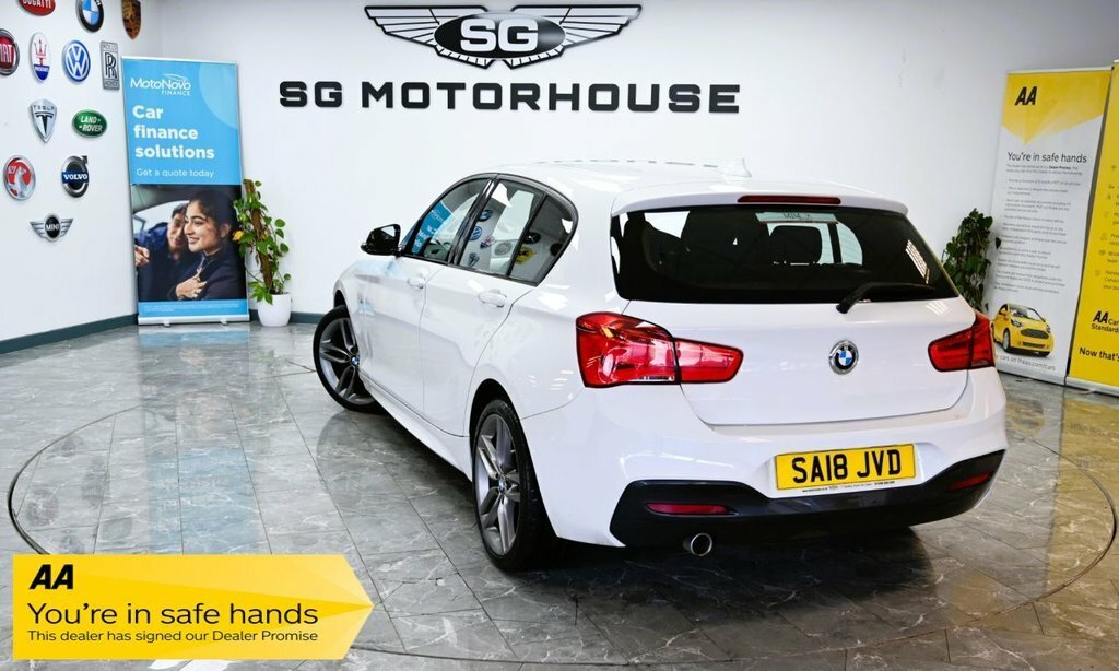 BMW 1 Series 1.5L M Sport SA18JVD White #2
