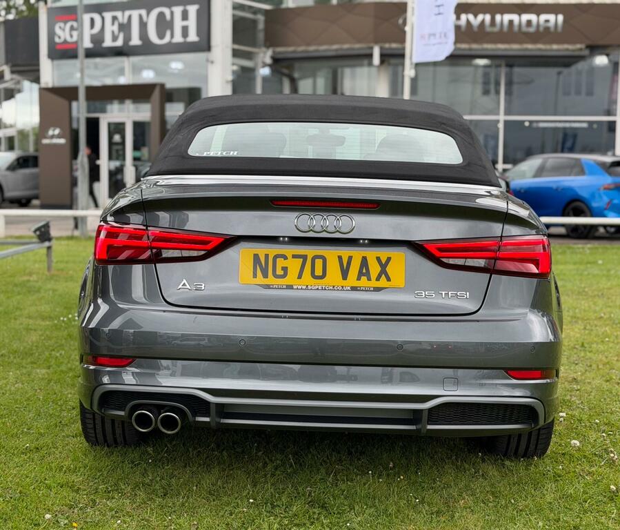 Audi A3 Cabriolet 35 Tfsi S Line White #9
