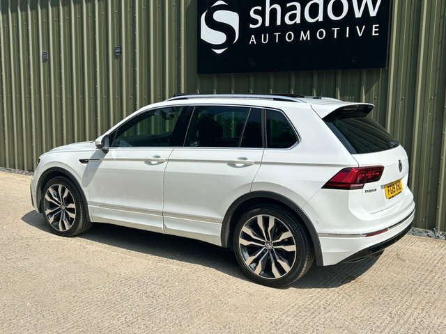 Volkswagen Tiguan 2.0 Tdi R-line Tech Suv Dsg 4Motion Eur FG19XHZ White #3