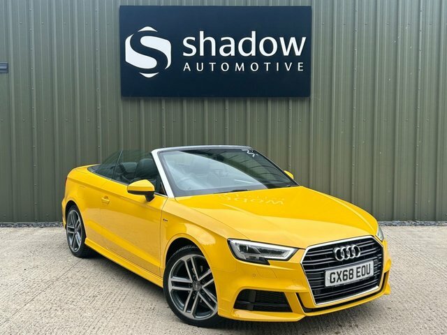 Audi A3 Cabriolet 1.5 Tfsi Cod 35 S Line Convertible S Tr Yellow